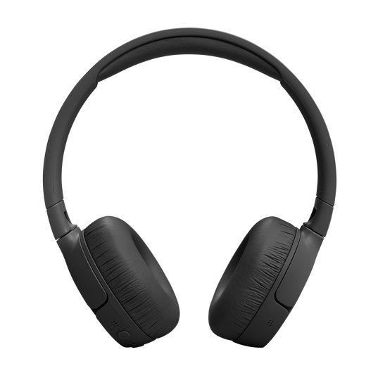 JBL Tune 670NC - Black - Adaptive Noise Cancelling Wireless On-Ear Headphones - Front